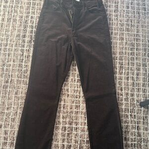 Mother Denim Brown Corduroy Pants